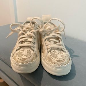 Chloè Lauren Lace Sneakers